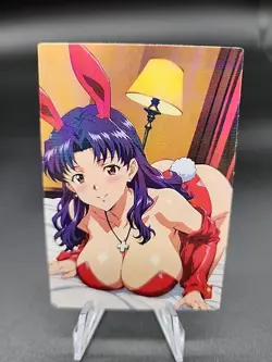 Misato Katsuragi Evangelion Anime Waifu Card Doujin ACG Goddess Holo - Image 2