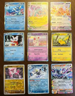 Pokemon TCG 9 Cards Mixed Lot - Image 1
