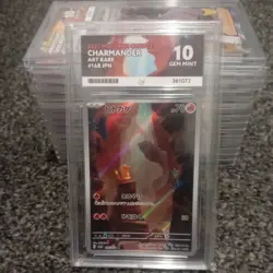 ACE 10 GEM MINT - Charmander - 168/165 Art Rare Japanese 151 - Sv2a Pokemon Card - Image 1