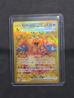 Pokemon Card TCG Charizard EX Obsidian Flames Gold Hyper Rare 228/197 - Image 1