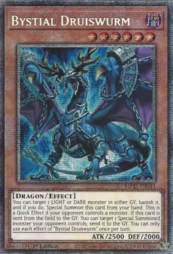 MP25-EN044 Bystial Druiswurm - Prismatic Secret Rare Card 1st Edition - Image 1