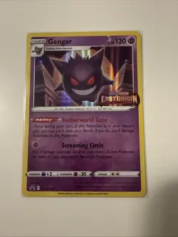 Pokemon Card TCG - Gengar SWSH241 Lost Origin Prerelease Promo Near Mint - Image 1