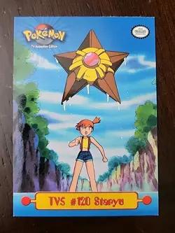LP! Pokemon TCG - TV5 #120 Staryu - Topps TV Animation Series 1 Puzzle Card - Image 1