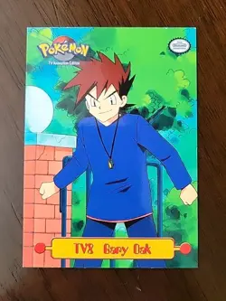 NM! TV8 Gary Oak - Pokemon Topps TV Animation Series 1 Puzzle Card - Image 1