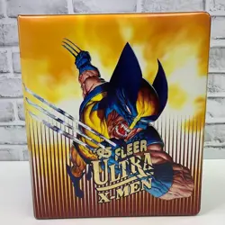 Vintage Marvel 1995 Fleer Ultra X-Men Trading Card 3 Ring Binder EMPTY - Image 1