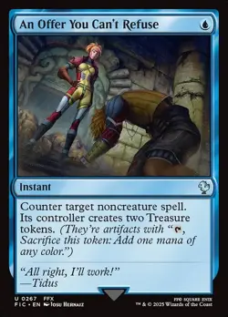 An Offer You Can't Refuse Regular - Final Fantasy Commander MTG-NM - Image 1