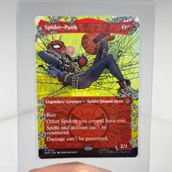 Spider-Man Magic the Gathering Spider-Punk Extended Art 0210 Rare (NM) ~Non Foil - Image 2