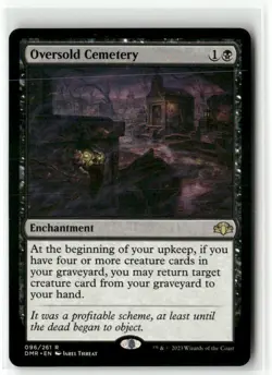 Oversold Cemetery - Dominaria Remastered MTG NM - Image 1