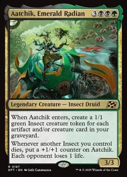 1x Aatchik, Emerald Radian NM Eng MTG - Aetherdrift - Image 1