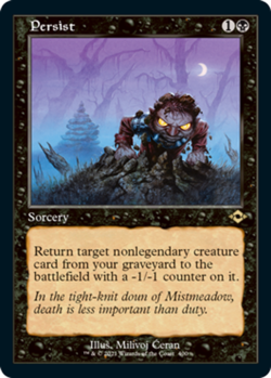 1x Persist - Foil - Retro Frame NM-Mint, English Modern Horizons 2 MTG Magic - Image 1