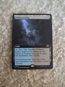 Polluted Delta (Extended Art) (Non-Foil) - Modern Horizons 3 (MH3) MTG NM - Image 1