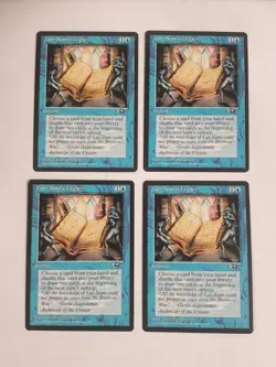 MTG Playset 4x Lat-Nam's Legacy (Book) (Alliances/Blue/C) - BGM - Image 1