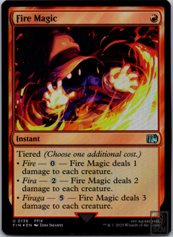 Fire Magic Final Fantasy Foil - Image 1