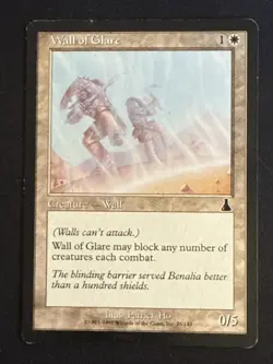 1x Wall Of Glare (25) Urza’s Destiny MP MTG Magic the Gathering x1 MKE - Image 1
