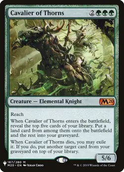 Cavalier of Thorns The List MTG Magic The Gathering - Image 1