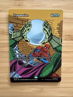 Traumatize Magic The Gathering Marvel's Spider-Man Mythic Rare Borderless #15 - Image 1