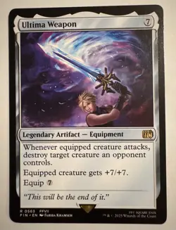 Ultima Weapon - MtG Final Fantasy - NM - #563 In Hand - Image 1