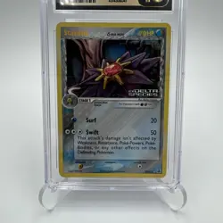 2005 Pokemon Starmie EX Delta Species Reverse Holo Stamped #30 CGC 10 Pristine - Image 3
