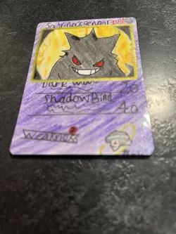 Pokemon TCG Gym Challenge Sabrina's Gengar 29/132 Non Holo artist imitation - Image 4
