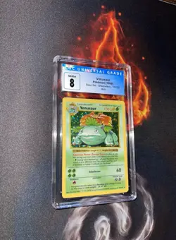 Pokemon Venusaur Base Set Shadowless 15/102 Graded PSA 💎 NM Mint 🔥CGC 8🔥 - Image 1