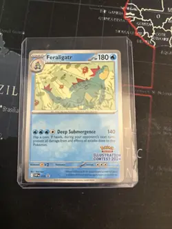 Pokemon Illustration Contest 2024 Feraligatr, Pikachu, Toxtricity EX Promo NM+ - Image 5