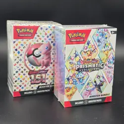 Pokemon TCG Booster Bundle Set 151 + Prismatic Evolutions Sealed Pair - Image 1