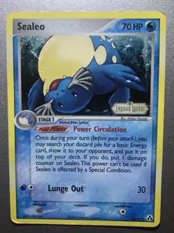 Pokemon TCG Sealeo 43/92 EX Legend Maker Set Reverse Holo Set Stamped - Image 1