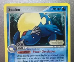 Pokemon TCG Sealeo 43/92 EX Legend Maker Set Reverse Holo Set Stamped - Image 2