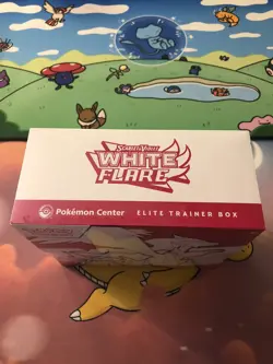 White Flare Pokemon Center Elite Trainer Box ETB Sealed/NEW w Case SAME DAY SHIP - Image 3