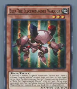Beta The Electromagnet Warrior #SDMY-EN002 Yugioh - Image 1