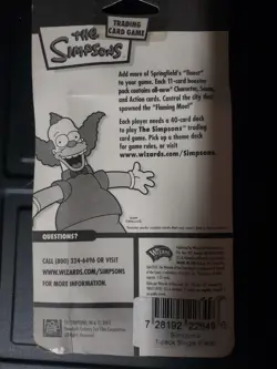 The Simpsons Trading Card Game Itchy & Scratchy Booster Pack With 11 Cards NEW - Image 2