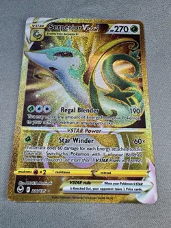 Serperior VSTAR 210/195 Secret Rare SWSH12: Silver Tempest Pokemon Card MINT - Image 3