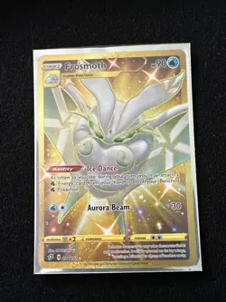 Pokemon TCG Frosmoth Holo Secret Rare Card 204/192 Rebel Clash Series - Image 1