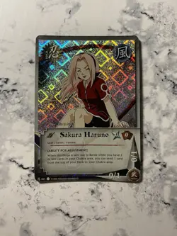 Sakura Haruno 027 Diamond Foil Path To Hokage Foil Naruto Card Rare Very Rare - Image 1