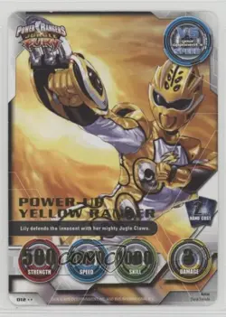 2013 Power Rangers Collectible Card Game Jungle Fury The Yellow Ranger #012 - Image 1