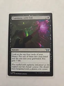 Commune with Evil - Duskmourn - LP - MTG Magic - Uncommon - Sorcery - Image 1