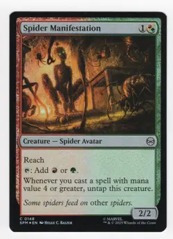 Spider Manifestation #148 (Foil) Spider-Man SPM Magic MTG - Image 1