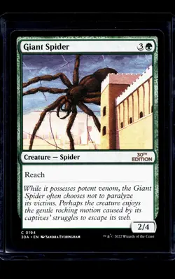 2022 MTG Magic The Gathering 30A 30th Anniversary Edition #194 Giant Spider - Image 1