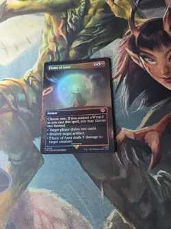 Flame of Anor - Foil Extended Art LTR NM MTG - Image 1