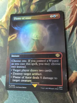 Flame of Anor - Foil Extended Art LTR NM MTG - Image 2