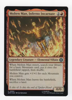 Molten Man, Inferno Incarnate - 0084 - Marvel's Spider-Man - MTG - NM/M English - Image 1