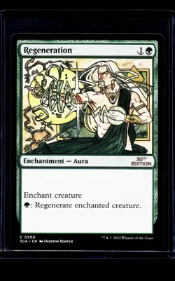 2022 MTG Magic The Gathering 30A 30th Anniversary Edition #209 Regeneration - Image 1