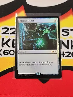 mtg arcane signet foil Commander CommandFest Con Promo 2025 - Image 1