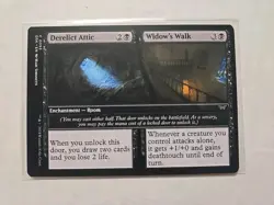 Derelict Attic Widow's Walk - Duskmourn - LP - MTG Magic - Common - Room - Image 1