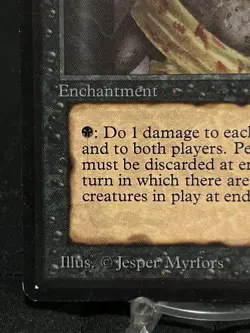 Pestilence - Limited Edition Beta ~LP~ Magic The Gathering MTG - Image 5