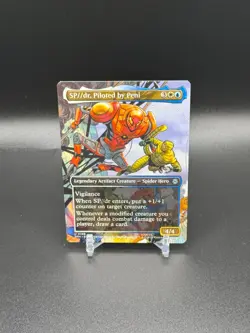 SP//dr, Piloted by Peni BORDERLESS SCENE #199 NM/M MTG Spiderman Magic Card - Image 1