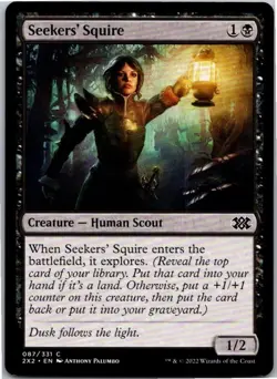 Seekers' Squire #087/331 MTG Double Masters 2022 2x2 Common Near Mint - Image 1