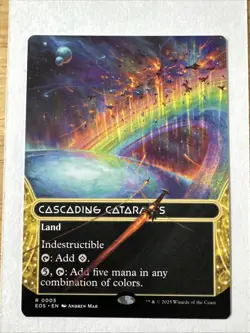 Cascading Cataracts (Borderless) Edge of Eternities MTG TCG CCG Never Played - Image 1