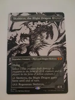 Skithiryx, the Blight Dragon Showcase NM/M March Machine MTG Magic the Gathering - Image 1