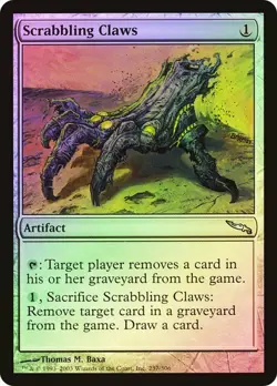 Mirrodin MTG FOIL Scrabbling Claws Magic - Image 1